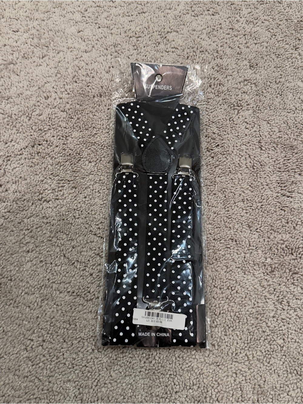 Polka Dot Suspenders